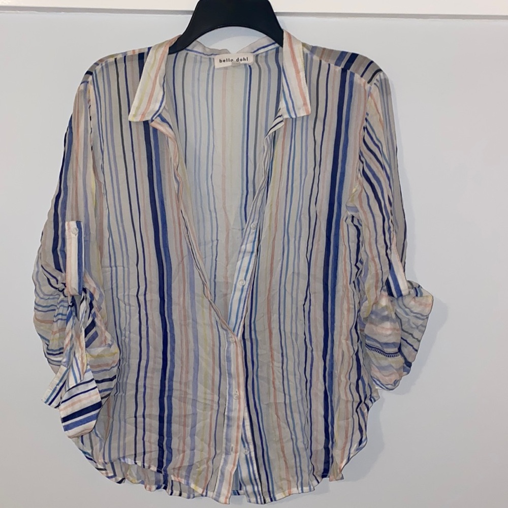 Bella Dahl Multi Colored Button Down - image 1